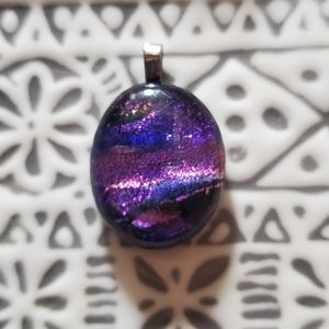 🦋 Fused Glass Pendant